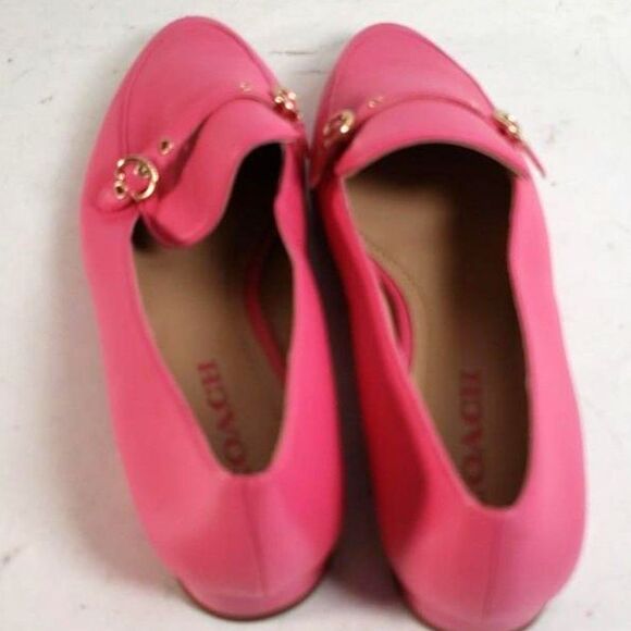 Coach Isabel Pink Leather Loafers - Size 8.5 - EUC - Picture 6 of 6